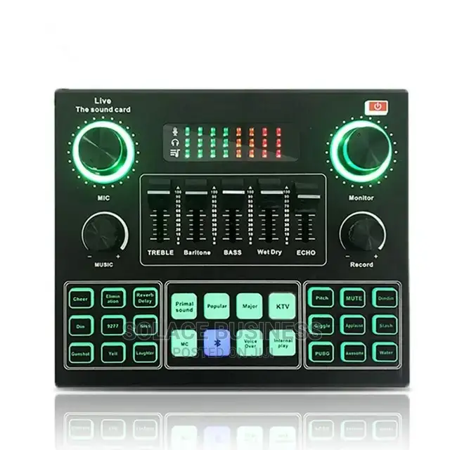 BM800 Microphone + V9 Sound Card Podcast Youtube Livestream