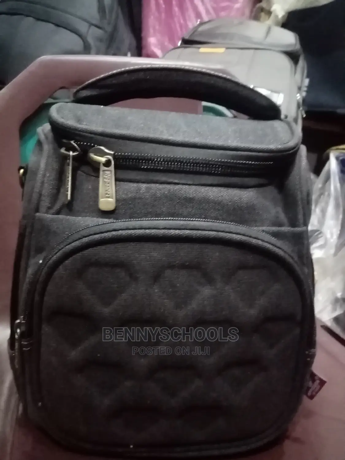 Black HP Power Jean Lunch Bag and Cooler Bag