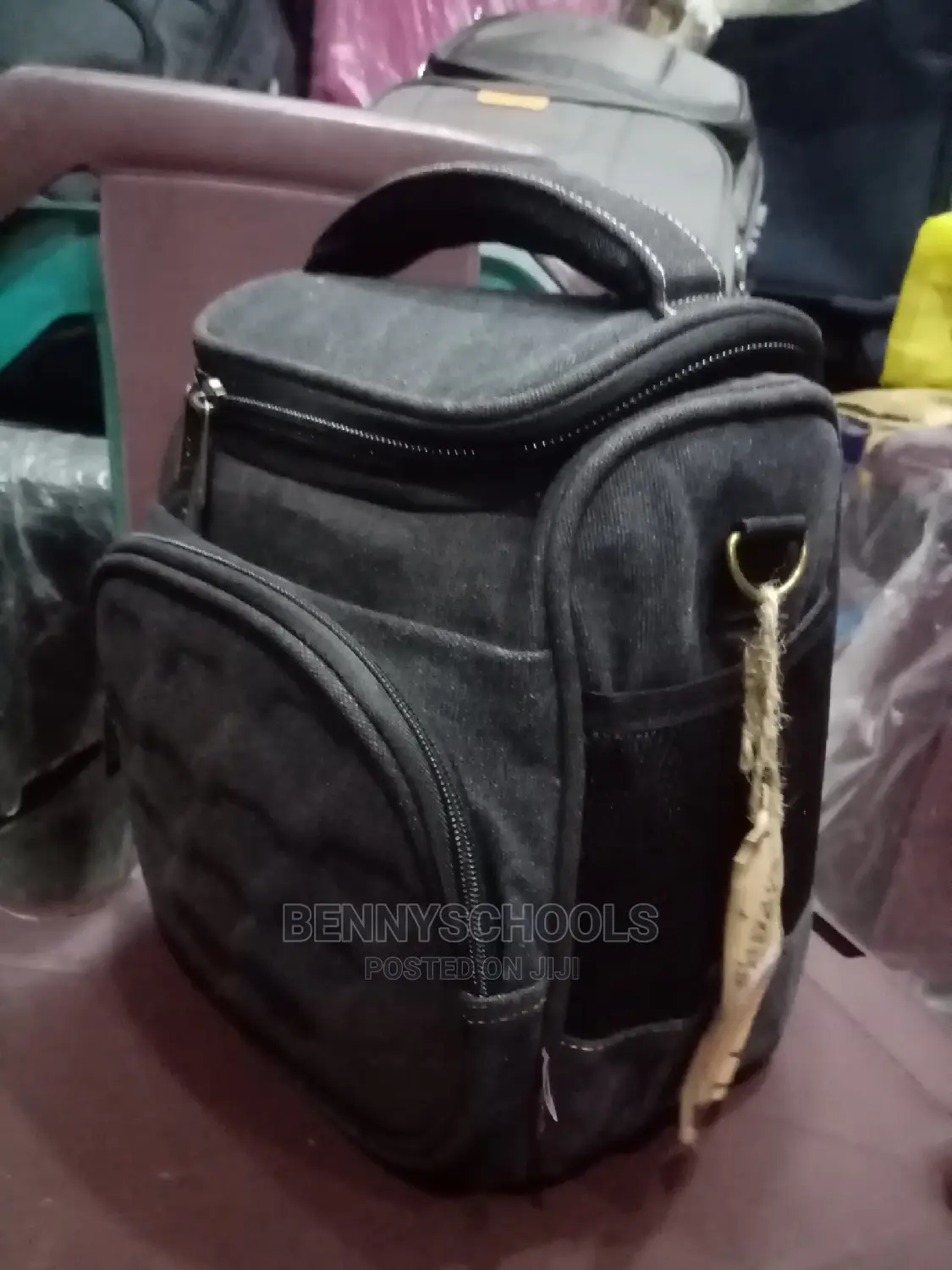 Black HP Power Jean Lunch Bag and Cooler Bag