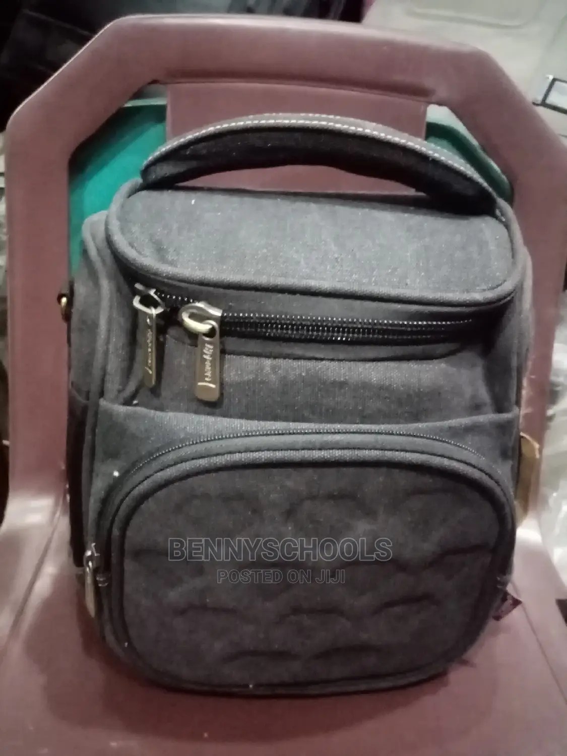 Black HP Power Jean Lunch Bag and Cooler Bag
