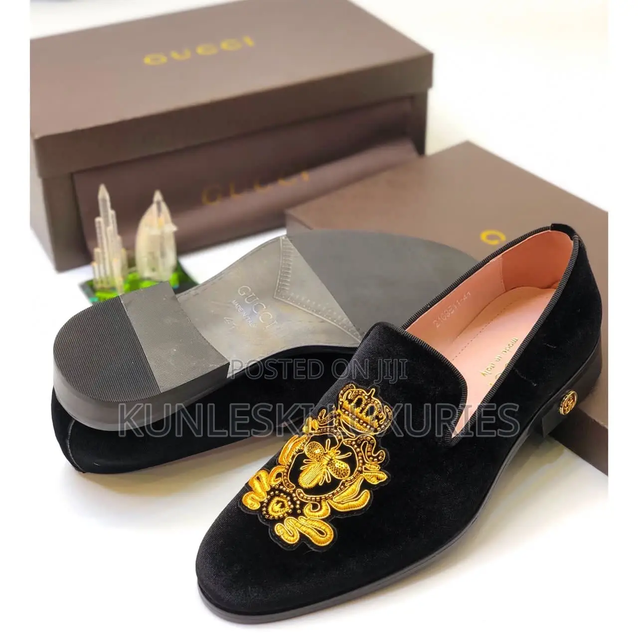 Original Gucci Men Casual Loafers Shoe in Two Colors