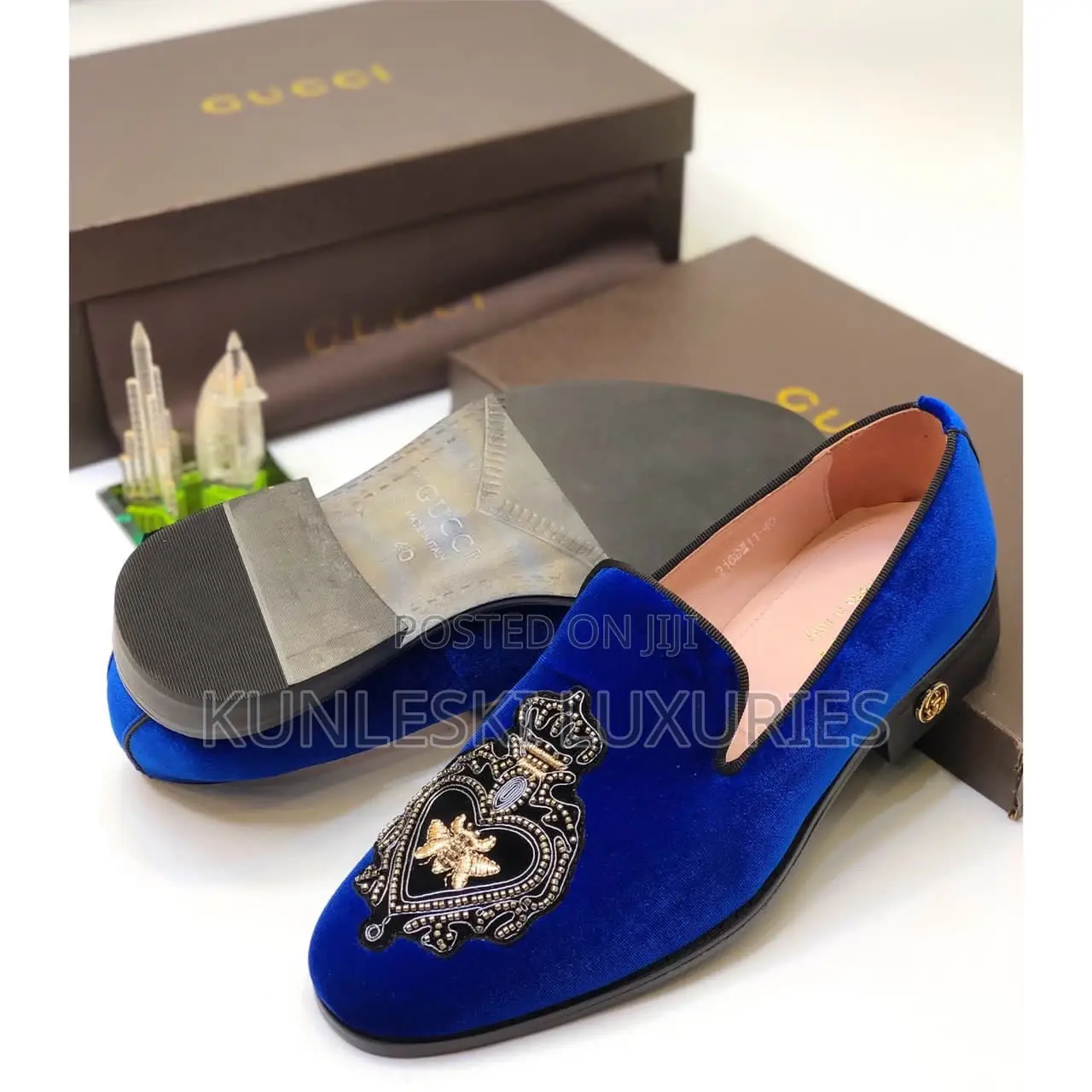 Original Gucci Men Casual Loafers Shoe in Two Colors