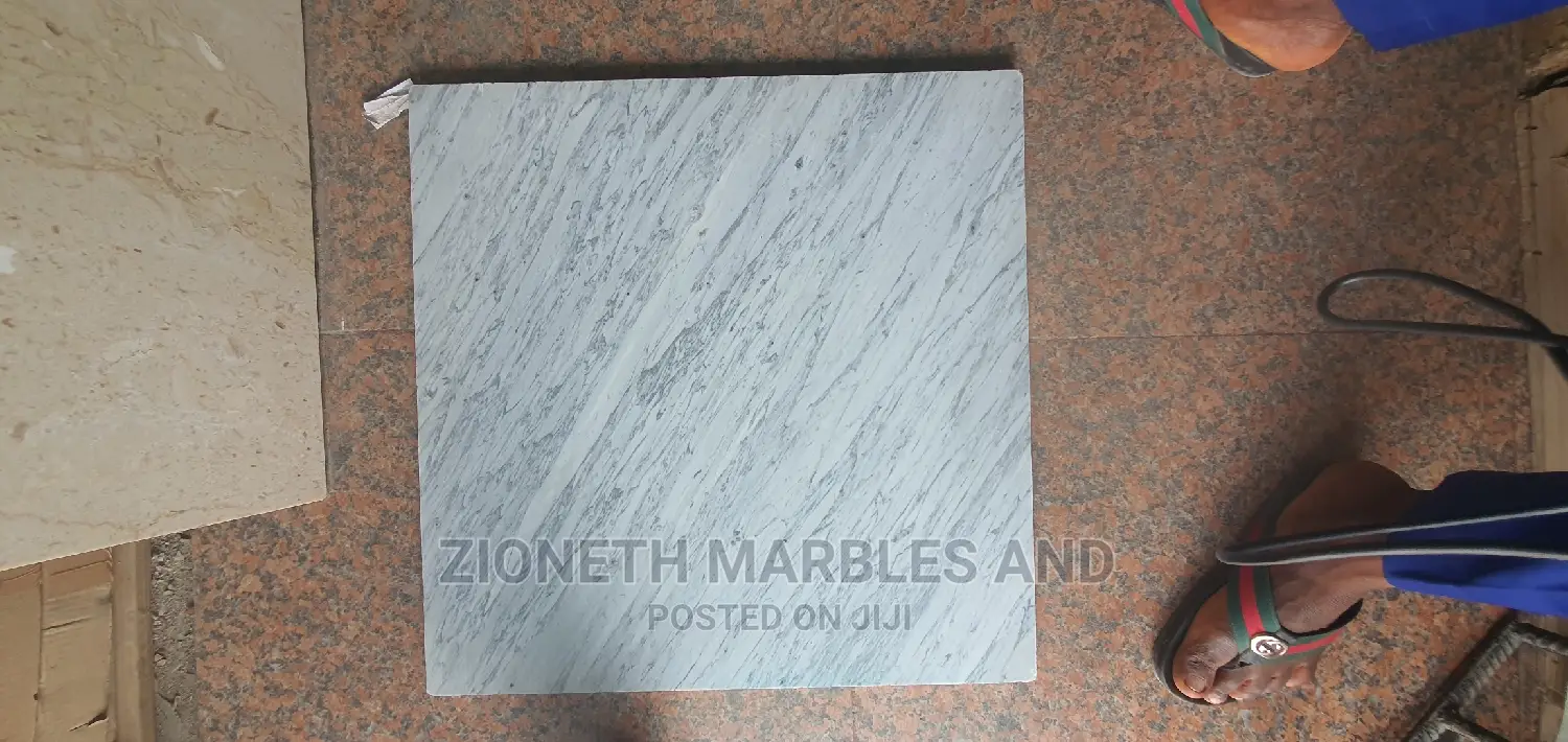 Italian White Carara Marble Tiles 60X60