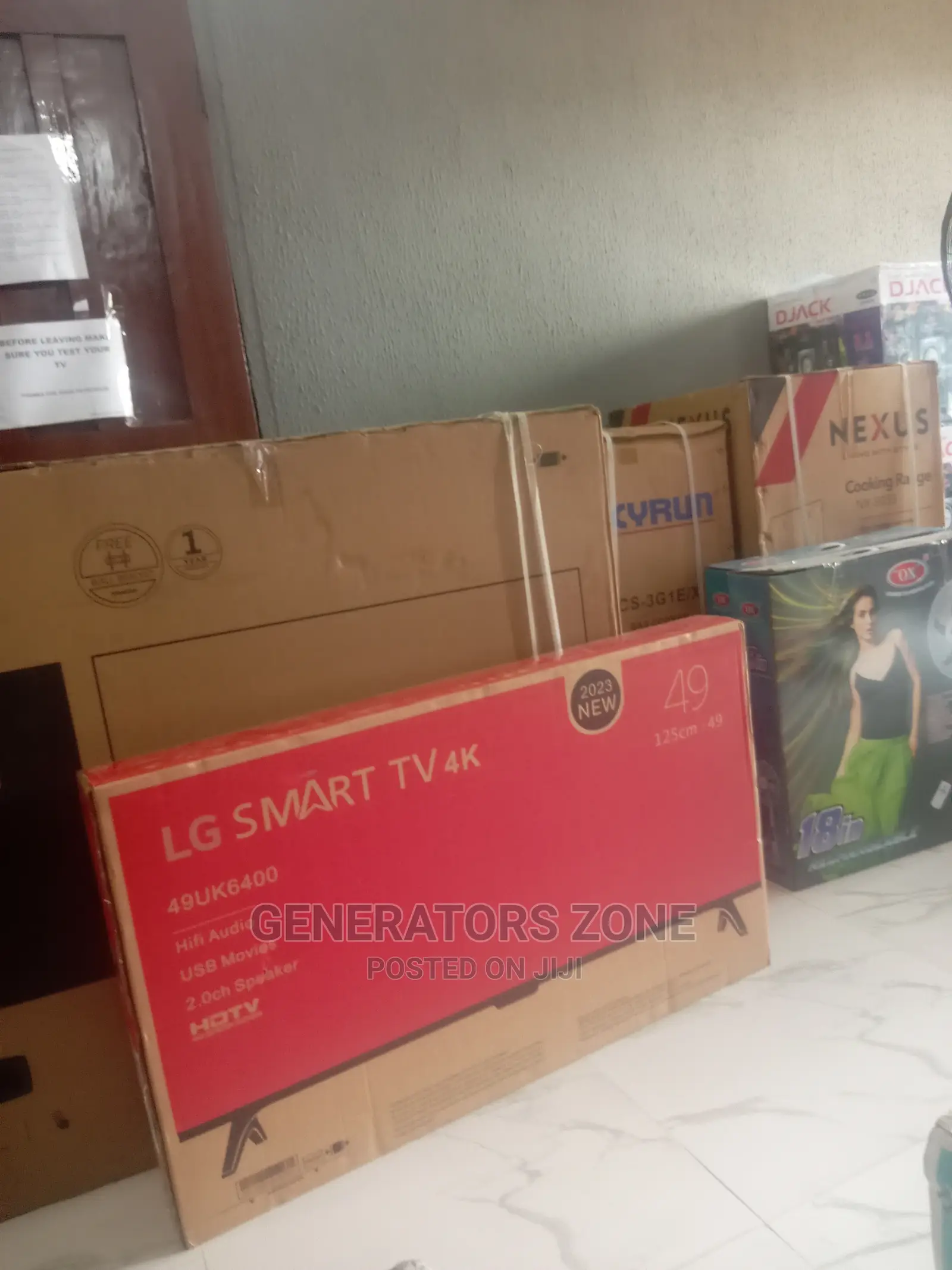 LG 49 Smart Television With Remote+ 1 Year Warrant-49uk6400