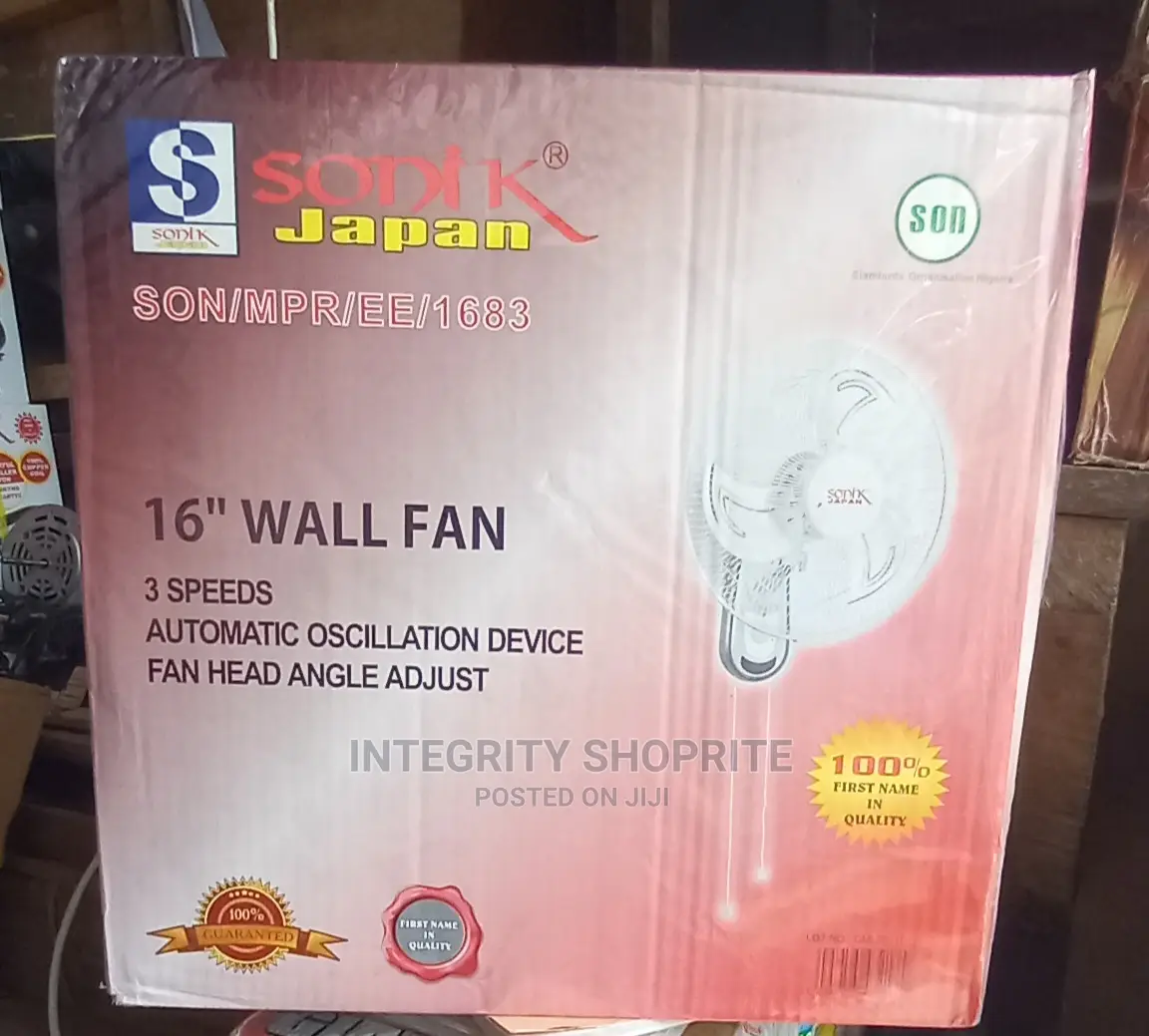 Sonik 16" Powerful Wall Fan