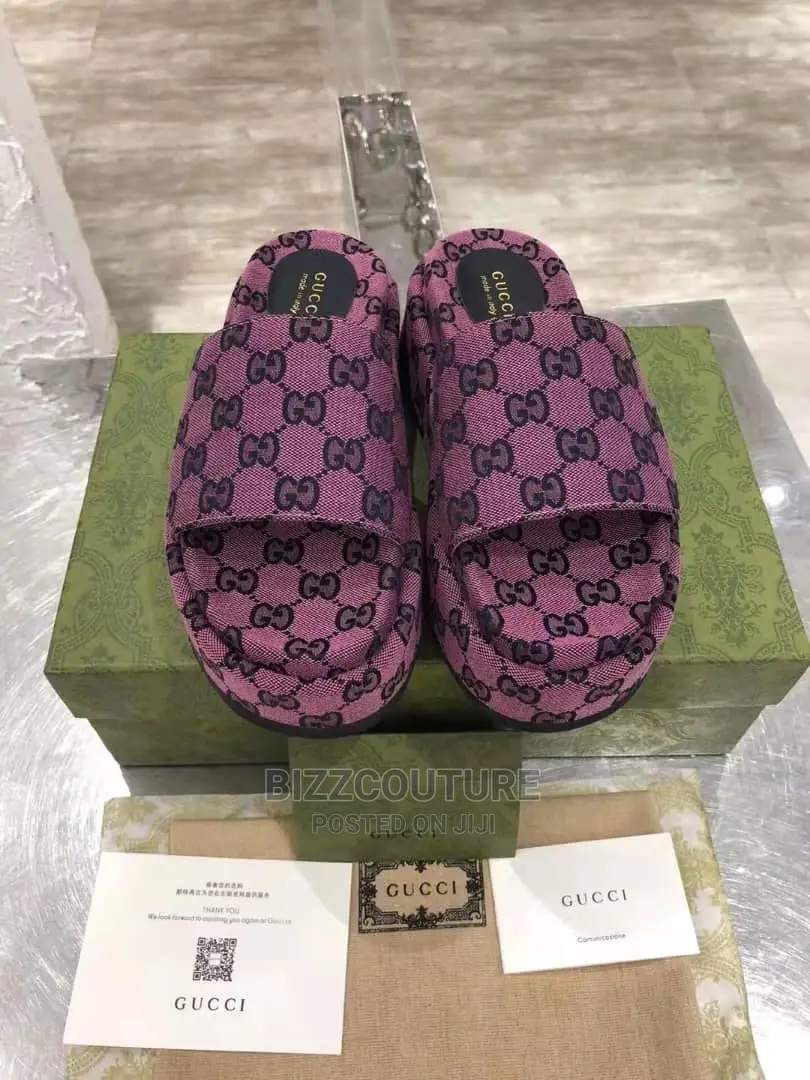 Original GGUCCI Slippers for Ladies Available in Store