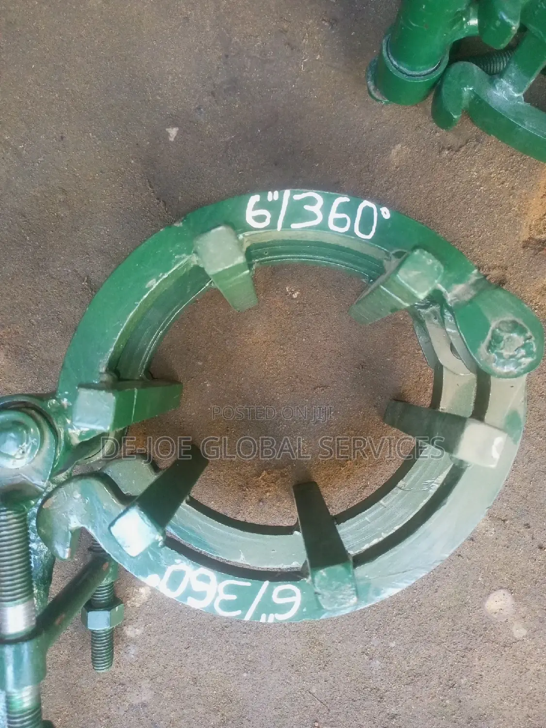 Manual Cage Clamp Pipe Clamp 6 Inches