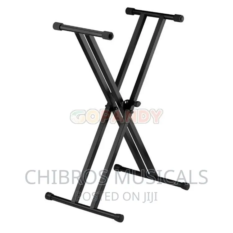 Double X-Braced Foldable Keyboard Stand