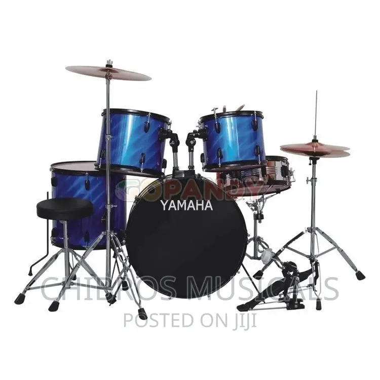 Yamaha 5piece Drum Set With Chemical Velons
