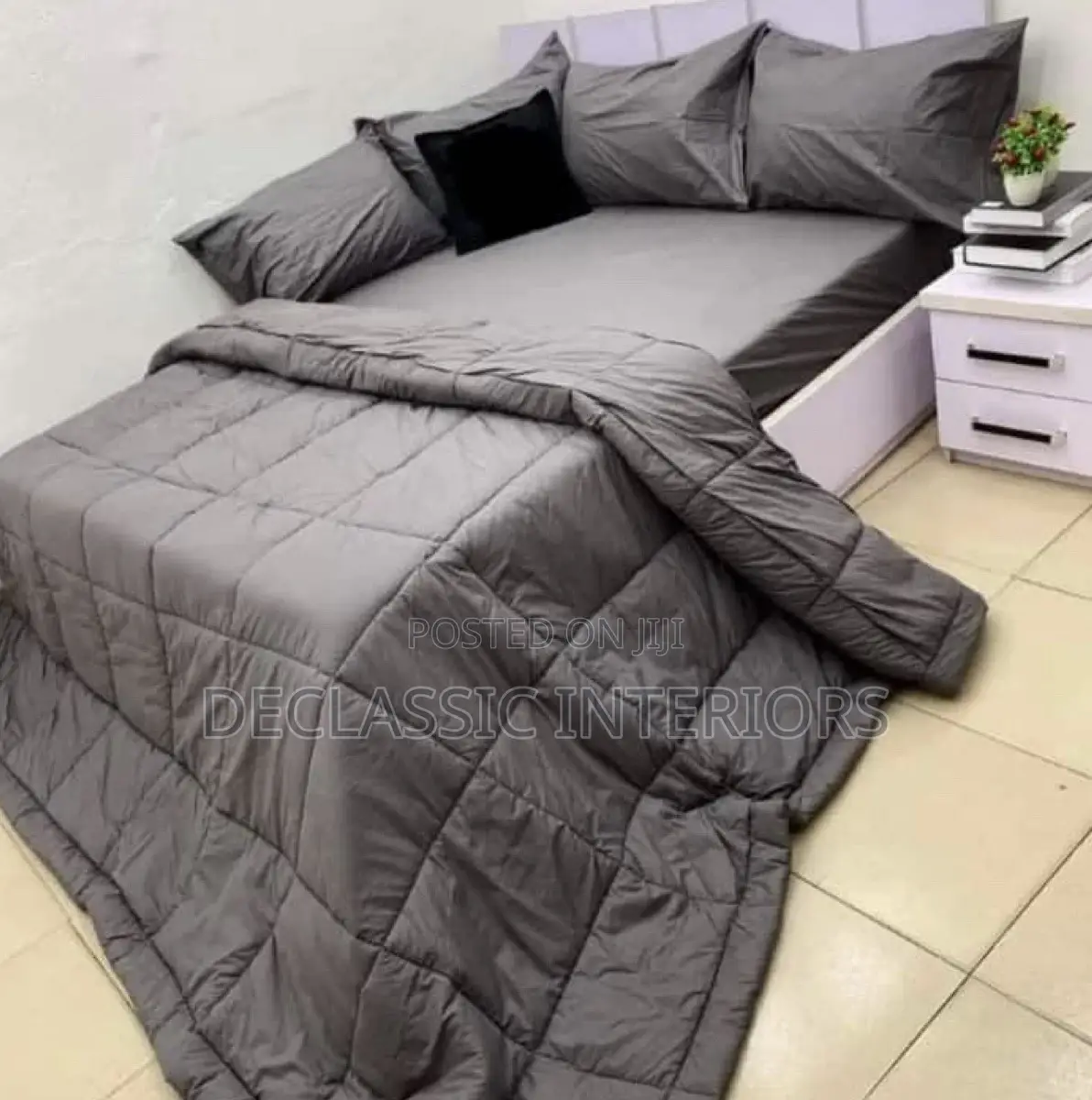 Lilac Pink Tuck Duvet