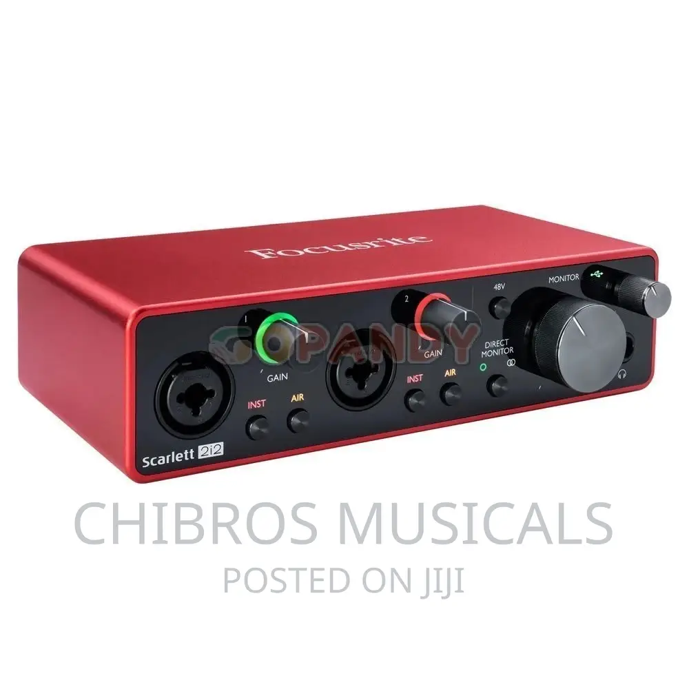 Focusrite Scarlett 2i2 3rd Generation USB Audio Interface