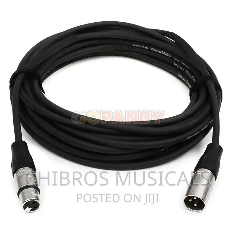 Pro XLR 10m Microphone Cable – Cannon to Cannon