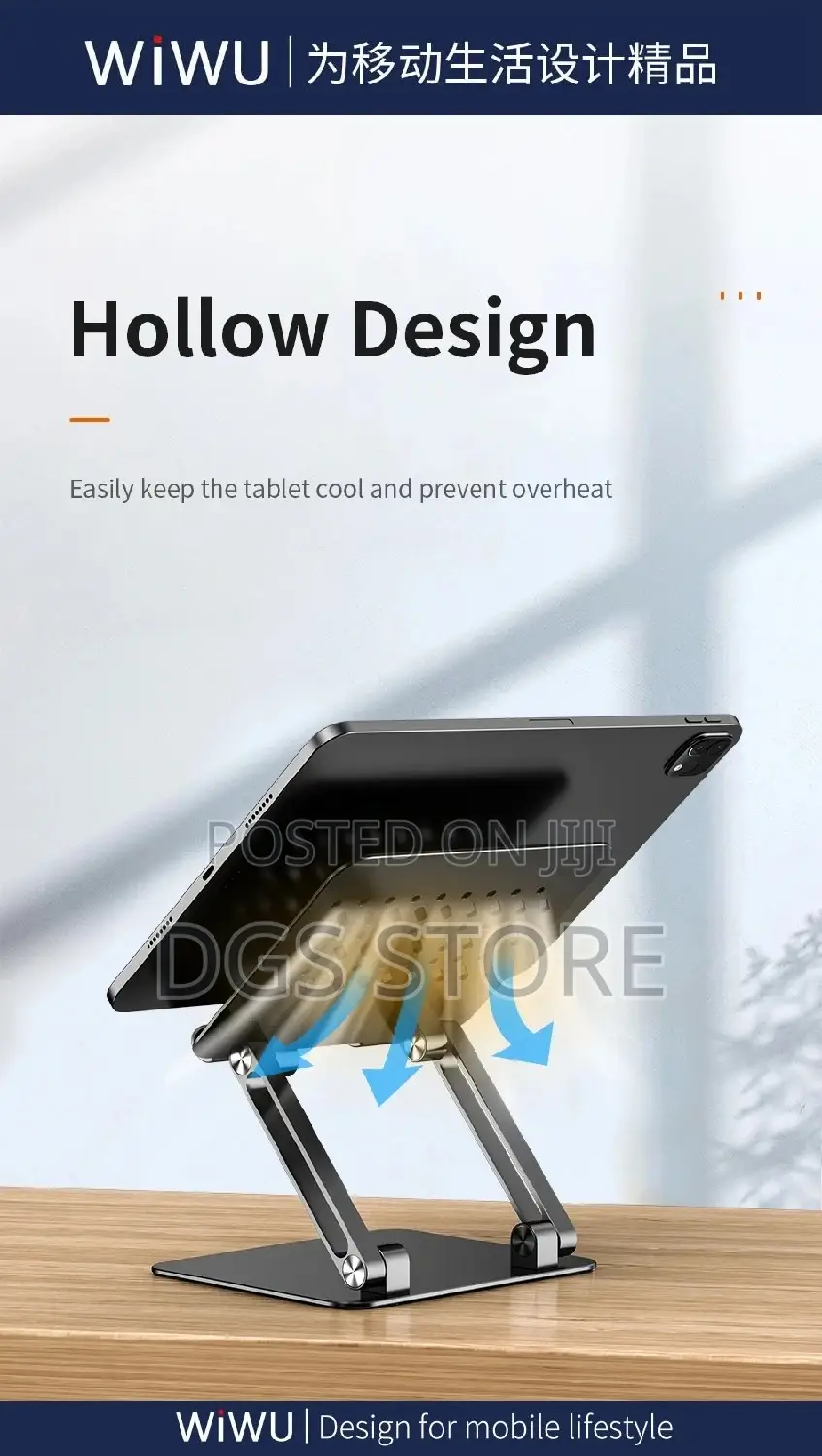 Wiwu Folding Tablet Stand for Phone Tablet Model ZM105
