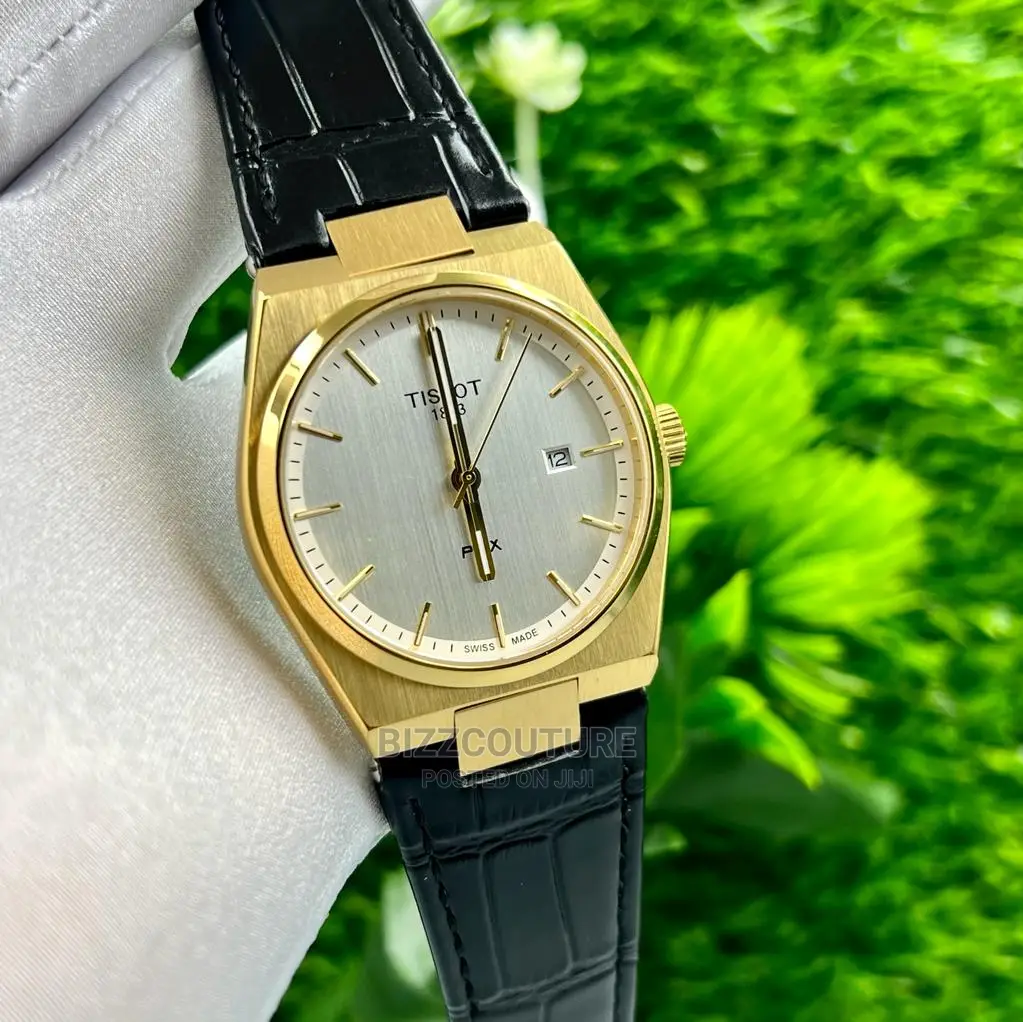 Original TISSOT Leather Strap Watch Available in Store