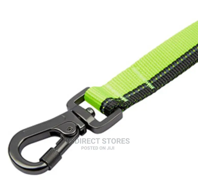 Pets at Home 3 Peaks Grey and Neon Bungee Dog Lead Large