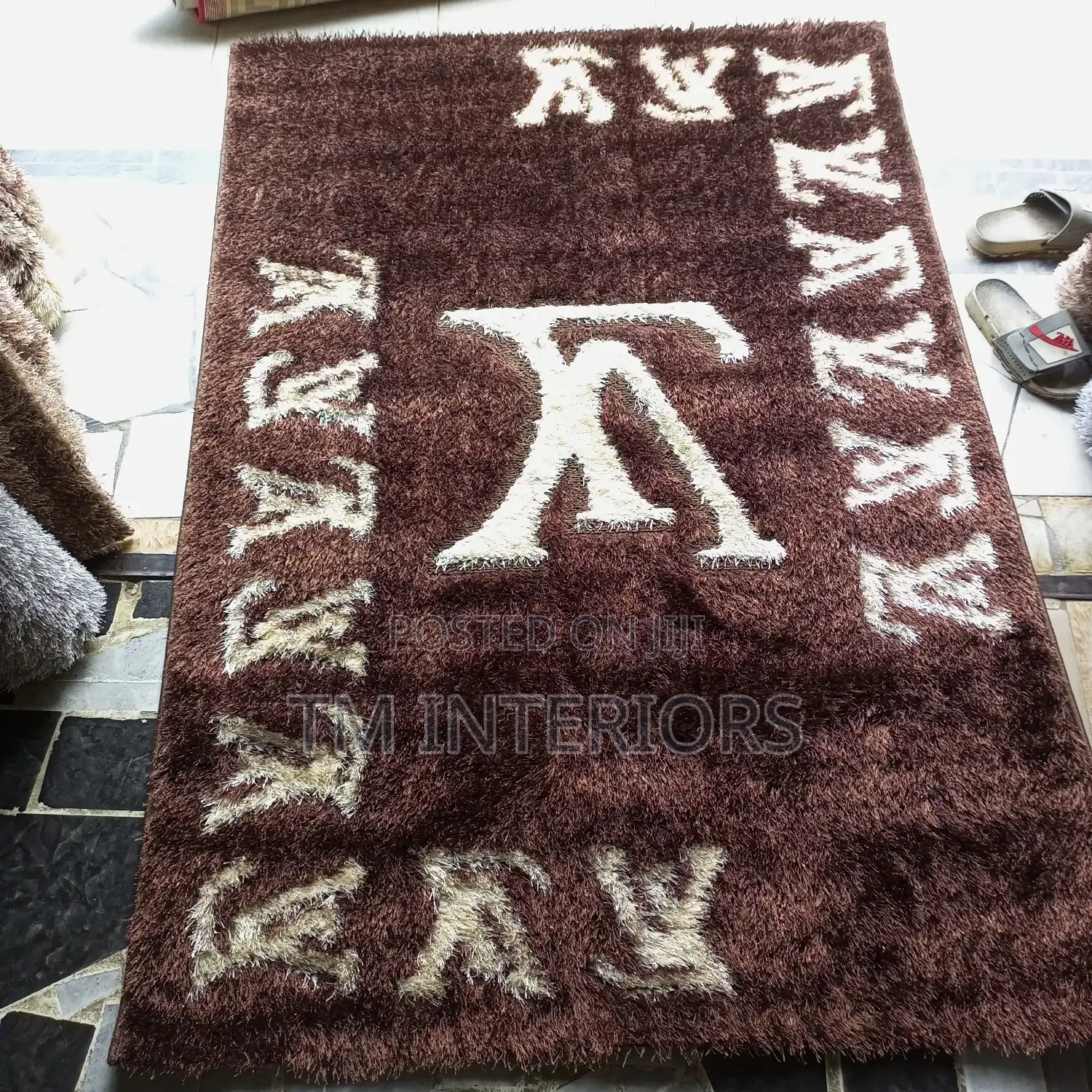 Tm Interiors Exclusive Turkey Brand Center Shaggy Rugs