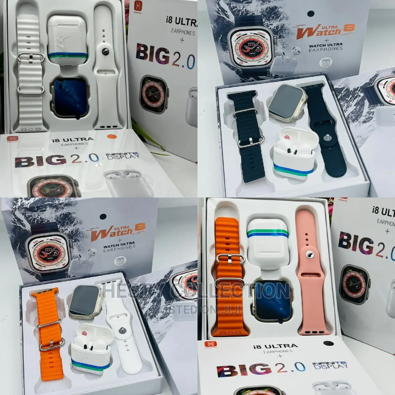 Ultra Watch 8 Series 8 Smartwatch and Earpods