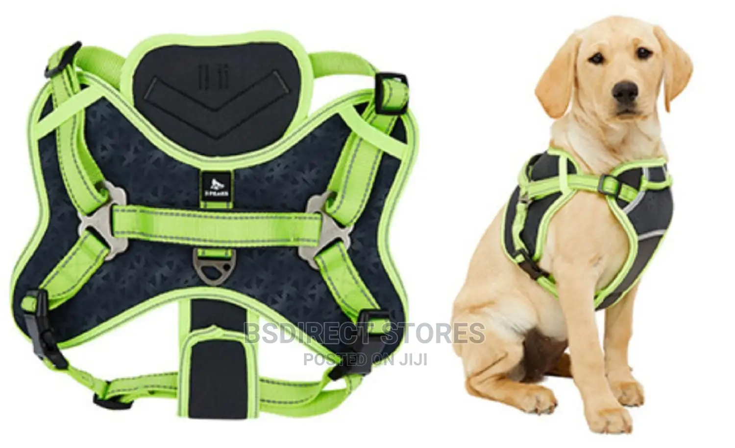 3 Peaks Grey SMALL X- Trail Dog Reflective Trim Harness