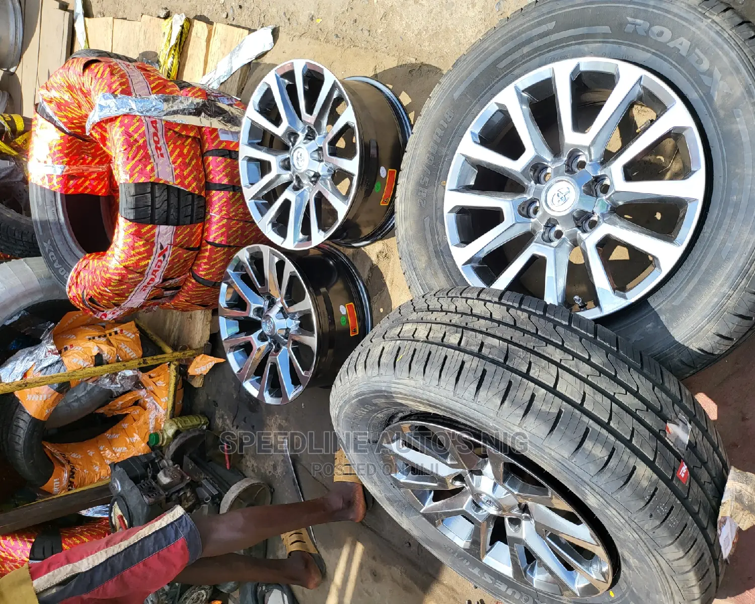Complete Rims and Tyres for Toyota Prado and Gx460 2022