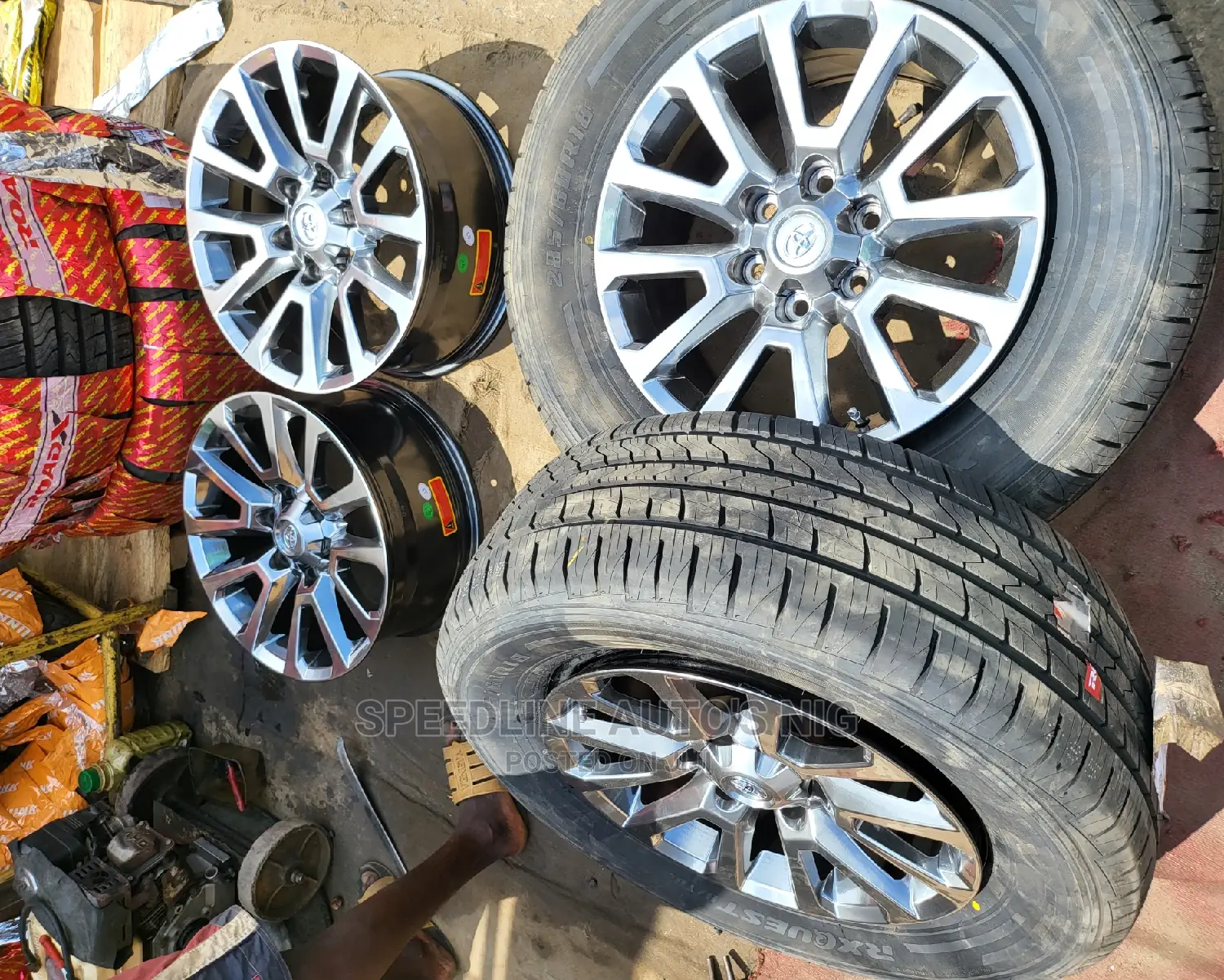 Complete Rims and Tyres for Toyota Prado and Gx460 2022