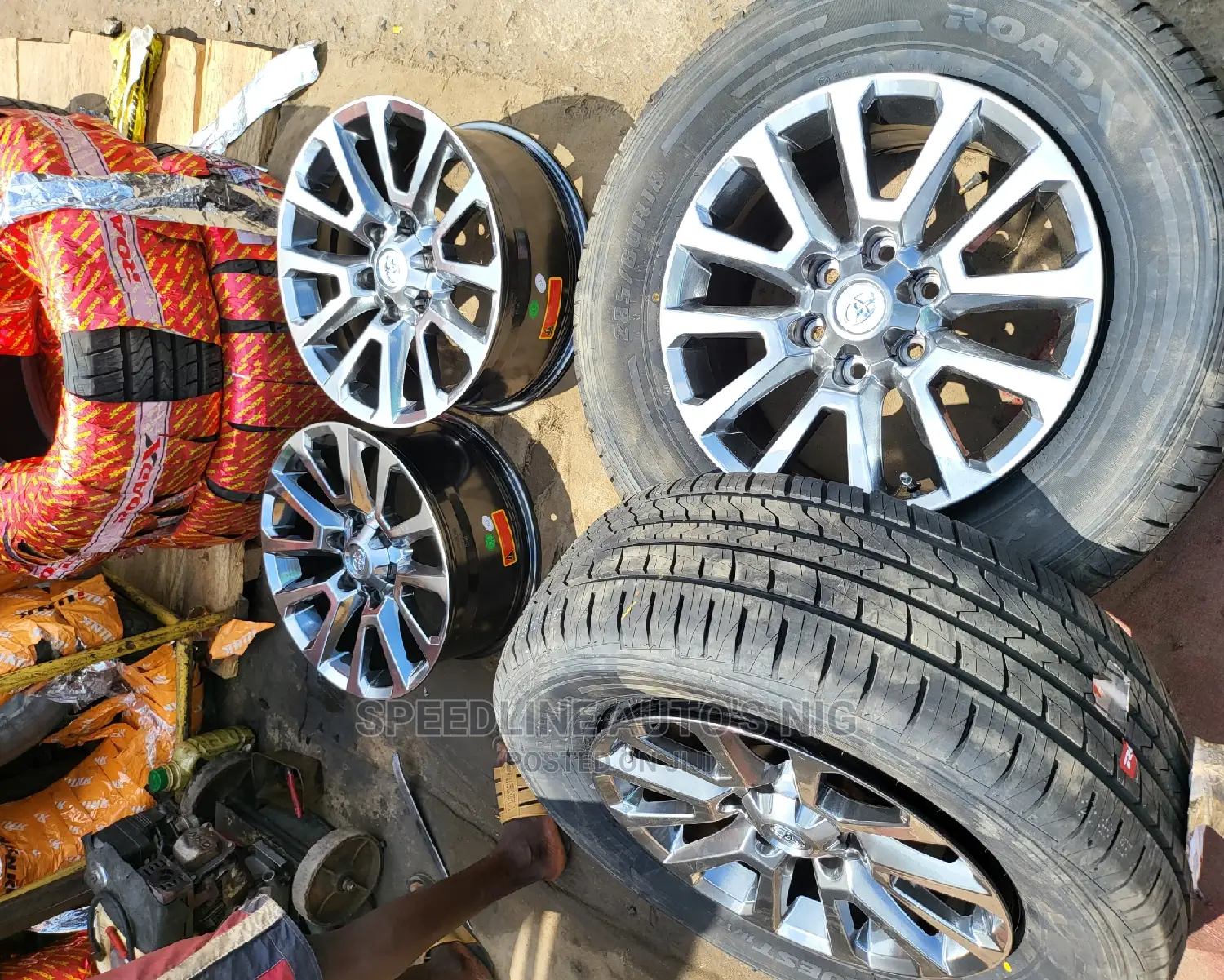 Complete Rims and Tyres for Toyota Prado and Gx460 2022