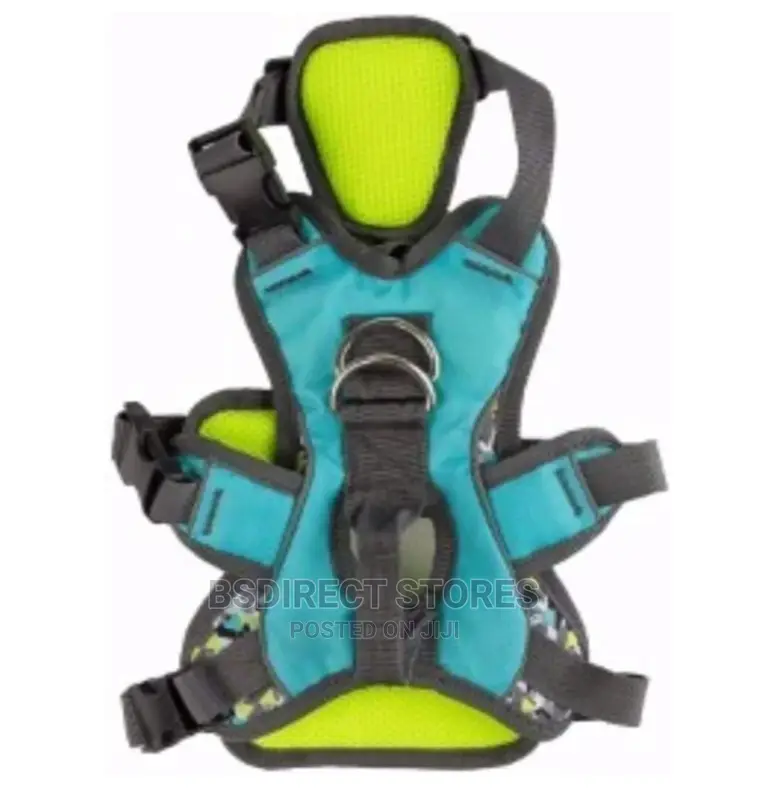 3 Peaks MEDIUM Lime Blue Ultra Fit Excursion Dog Harness