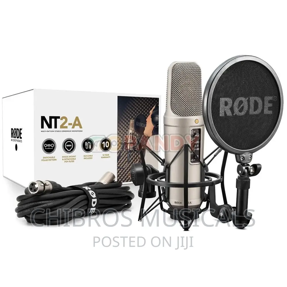Rode NT2-A Studio Condenser Microphone Bundle Package