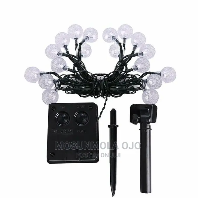 Solar LED String Outdoor Decorative Lights-warm Whit