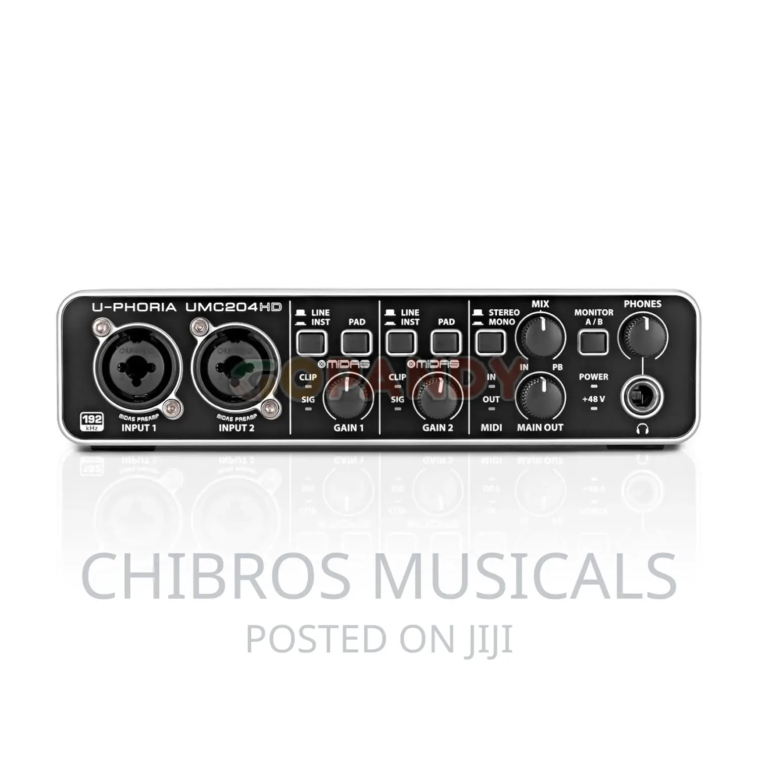 Behringer U-phoria UMC204HD – USB 2.0 Audio Interface