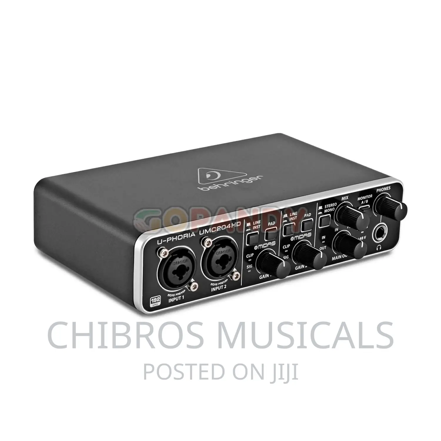 Behringer U-phoria UMC204HD – USB 2.0 Audio Interface