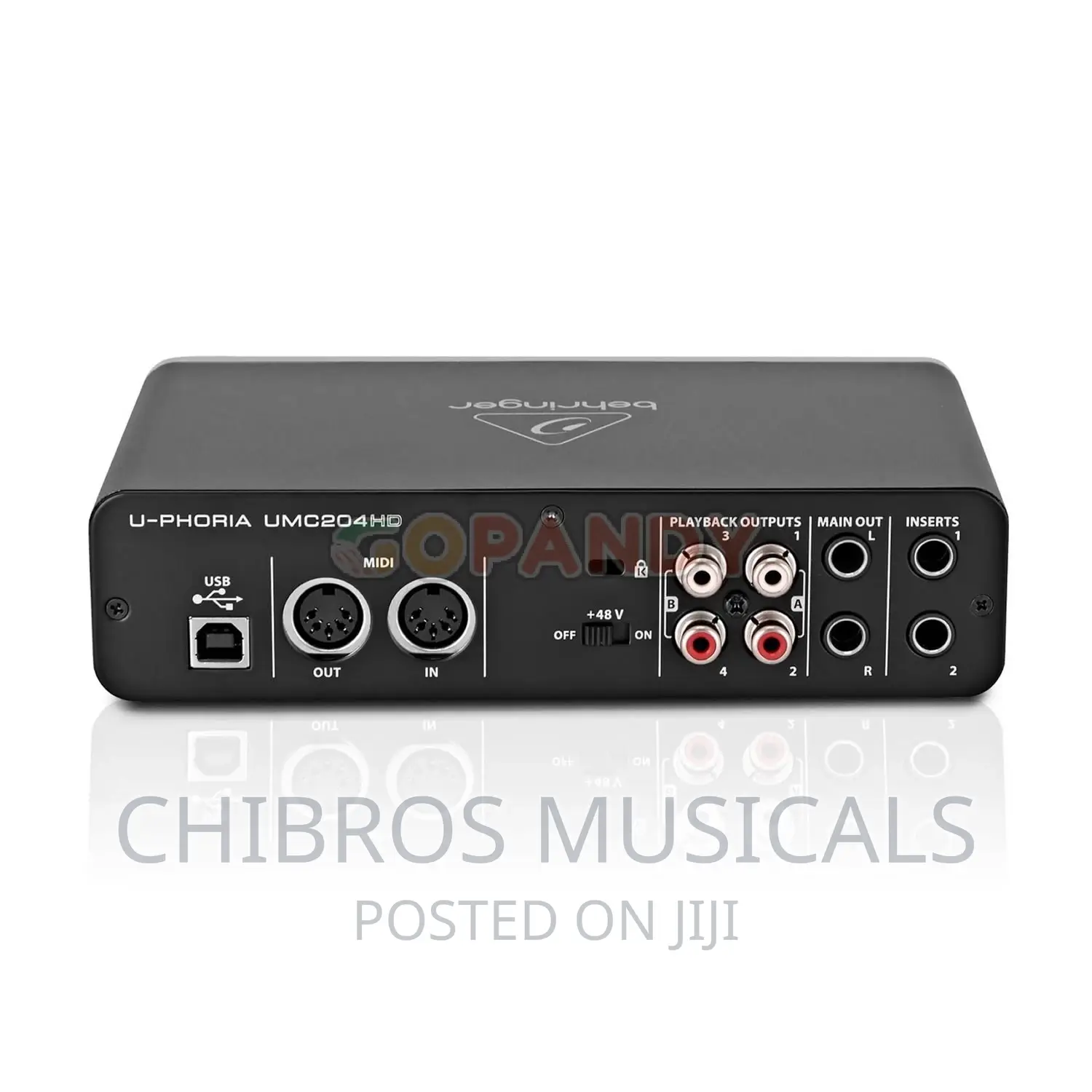 Behringer U-phoria UMC204HD – USB 2.0 Audio Interface
