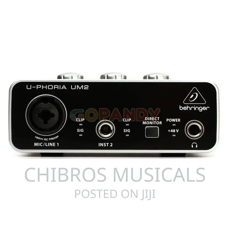 Behringer U-Phoria UM2 2×2 USB Audio Interface