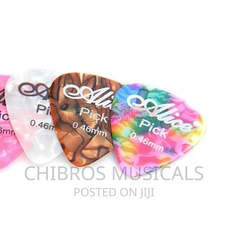 Alice Tear Drop-Shaped Guitar Picks Plectrum – 6 Pieces