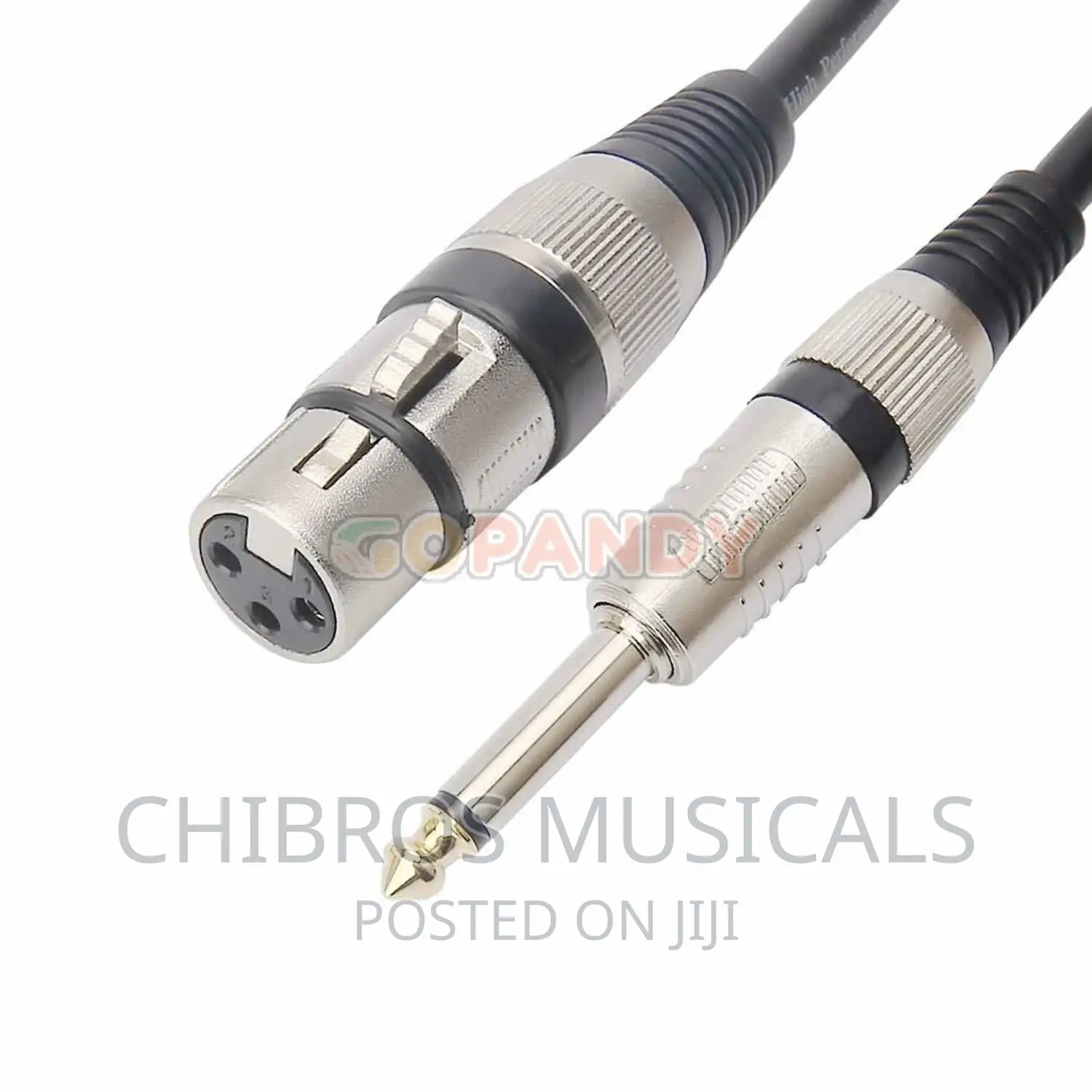 Pro Mic Canon to Jack Cable – Female XLR to TRS 10m