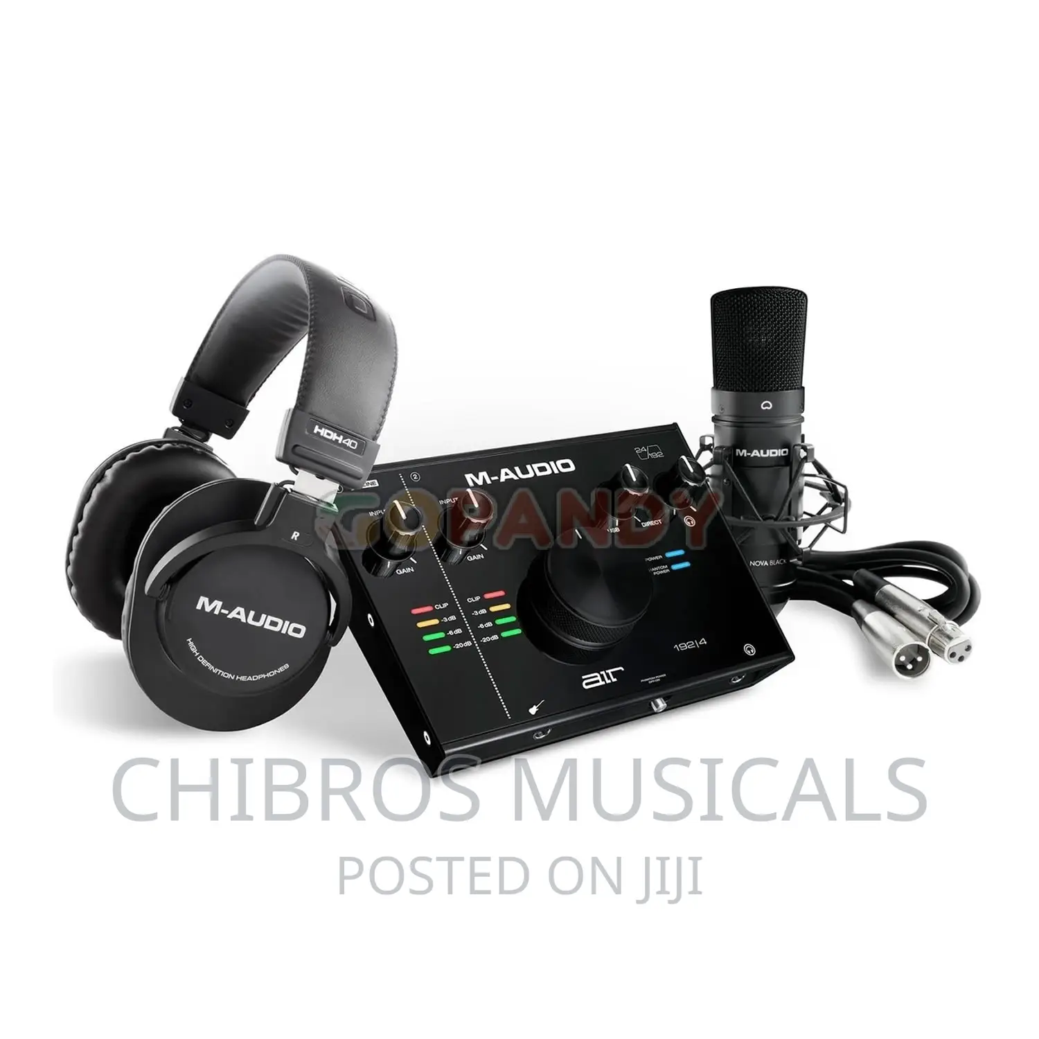 M Audio Air 192/4 Vocal Studio Pro Studio Bundle Soundcard