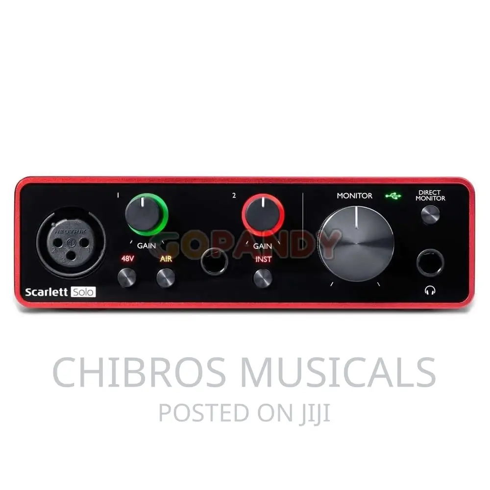 Focusrite Scarlett Solo 3rd Generation USB Audio Interface