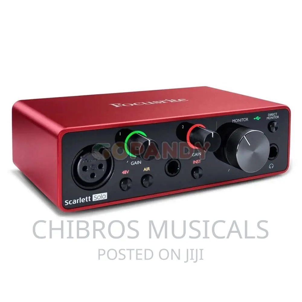 Focusrite Scarlett Solo 3rd Generation USB Audio Interface