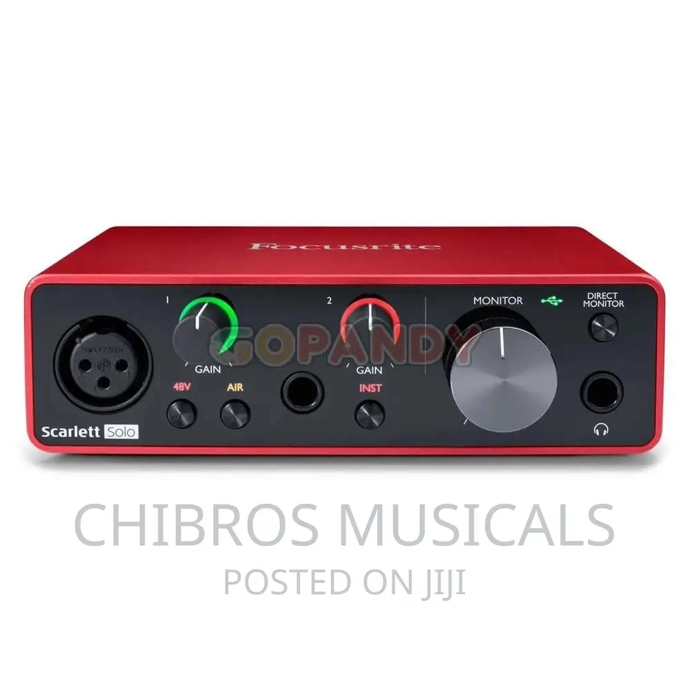 Focusrite Scarlett Solo 3rd Generation USB Audio Interface