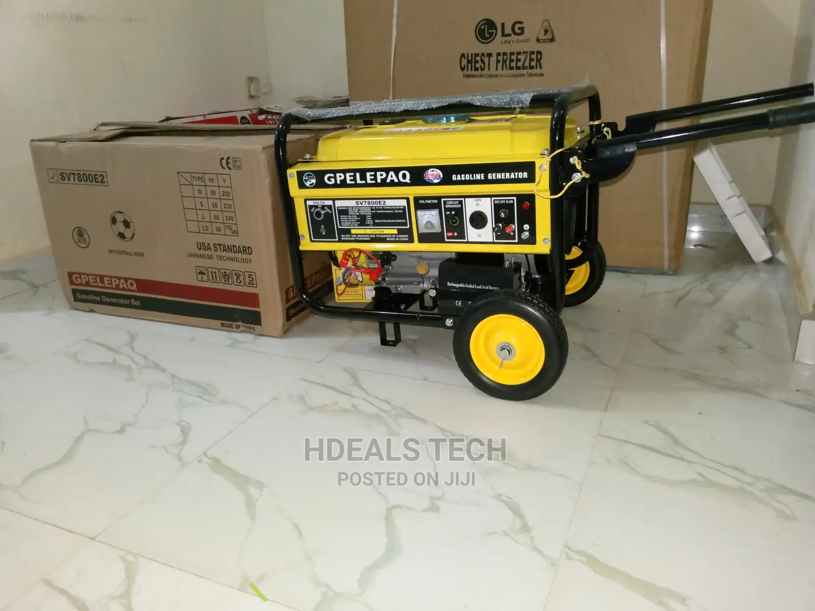 Brand New Gp-Elepaq 5.0KVA Key-Start Generator [SV7800E2].
