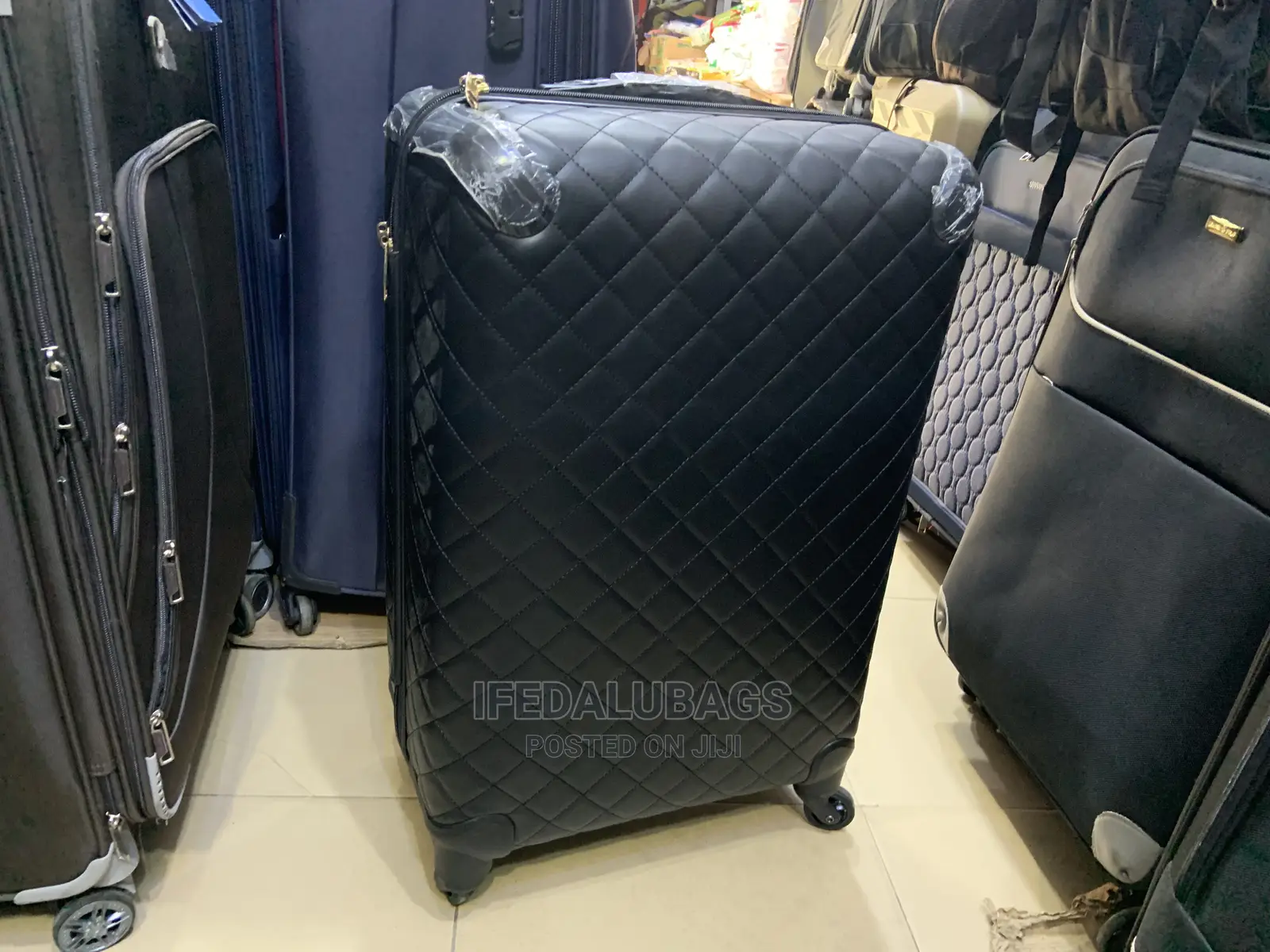 Medium Size Quality Imported Channel Inspired Traveling Box