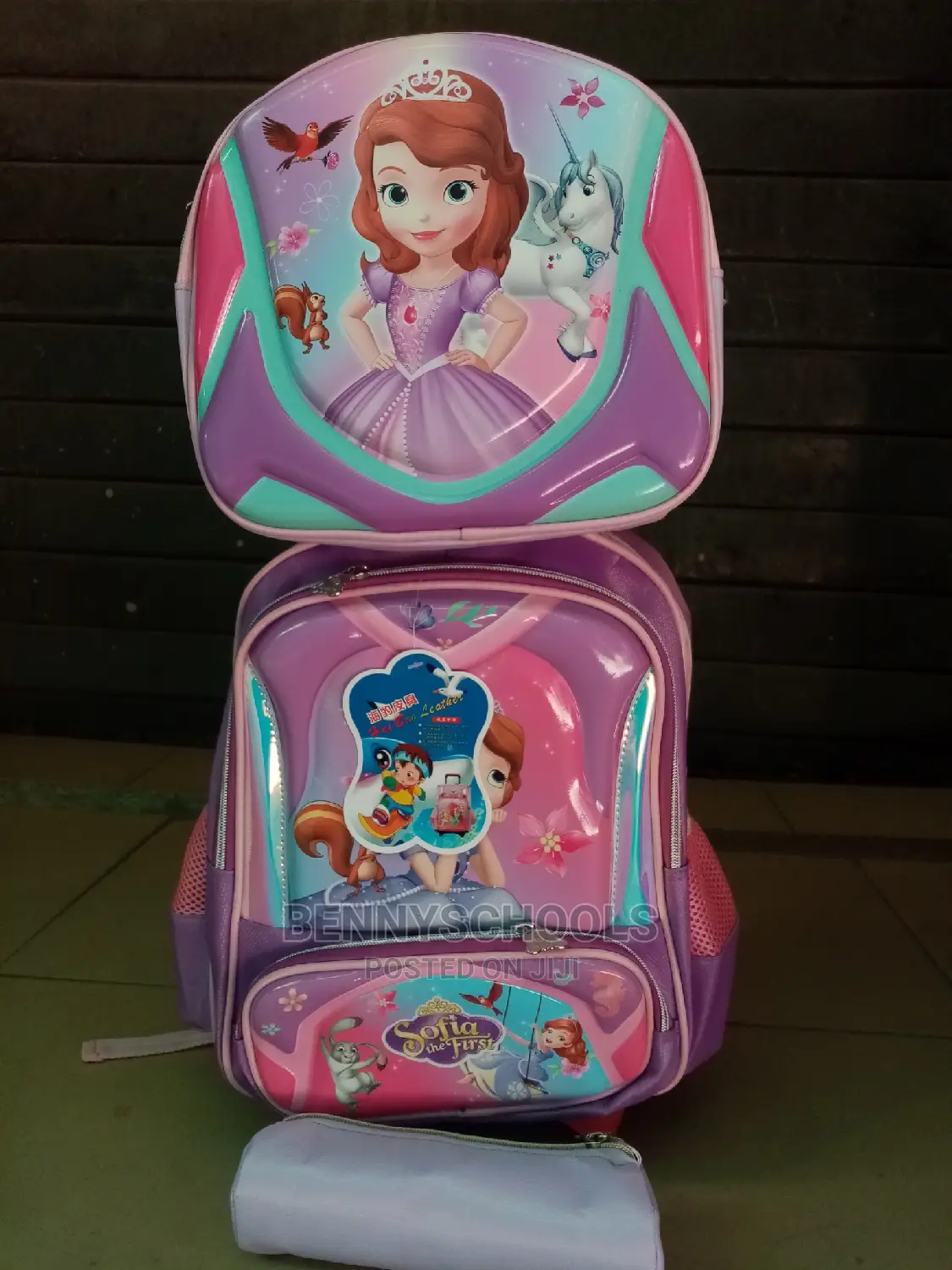 Set of 3 Sophia 14 Inch Kids Children's Trolley School Bag