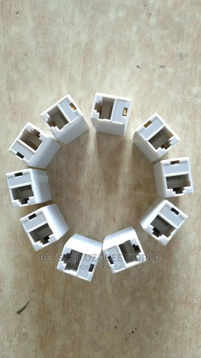 10 Pieces Rj45 Female Network Cable Coupler Extender Joiner