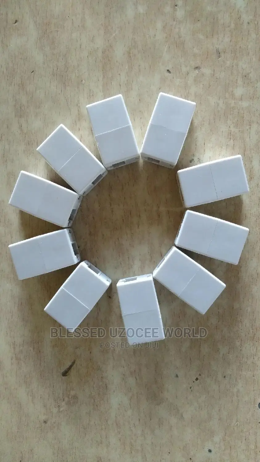10 Pieces Rj45 Female Network Cable Coupler Extender Joiner