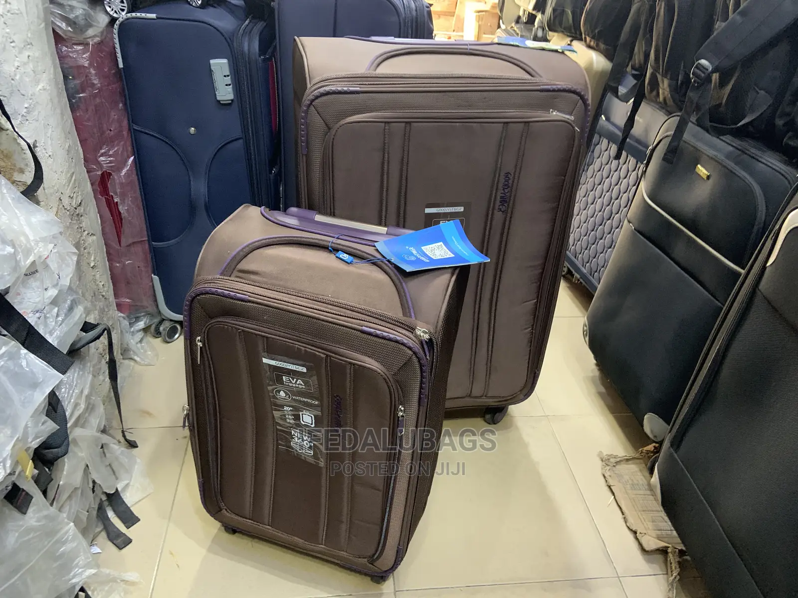 Set of 2 Quality Imported Traveling Luggage