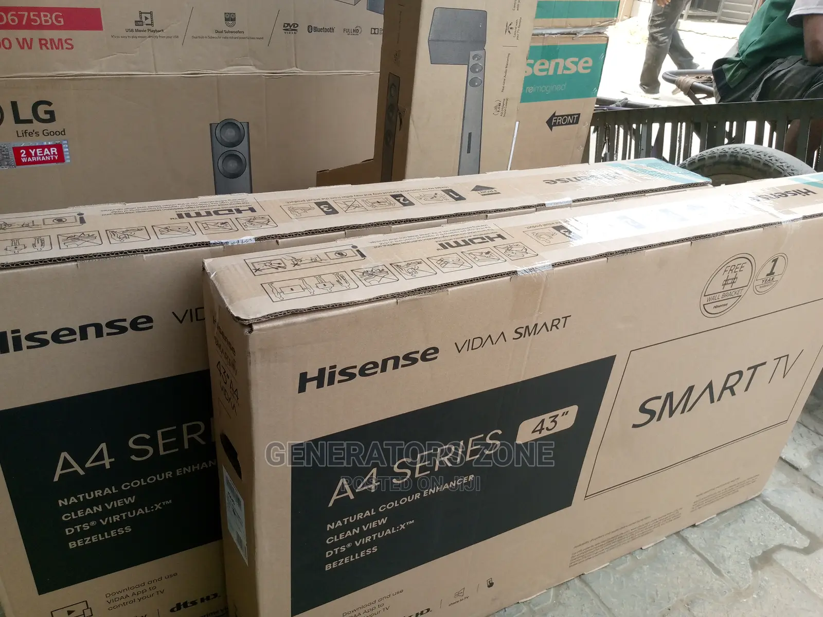 Hisense 43'' Smart Tv+ Bluetooth+Wifi|43A4G