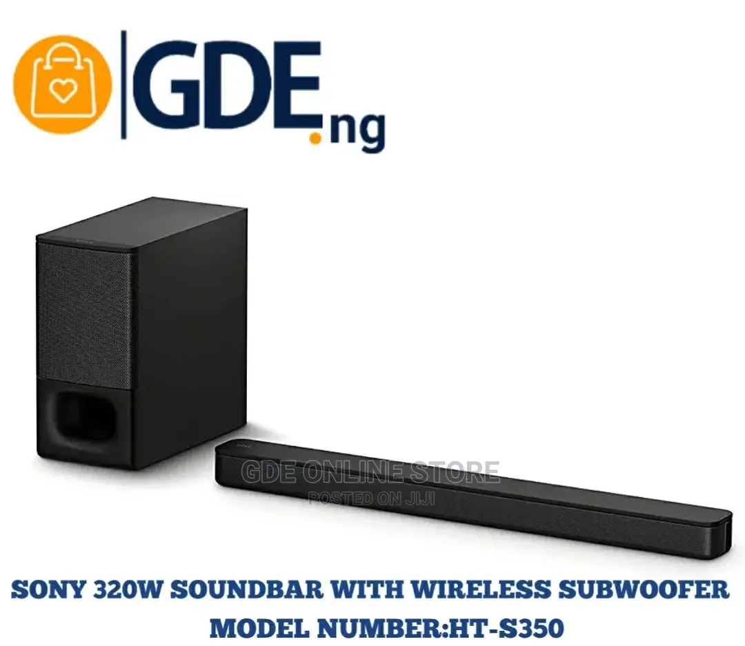 SONY 2.1ch 320W Ht-s350 Soundbar With Wireless Subwoofer