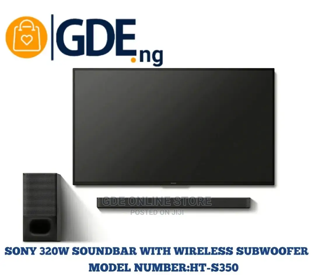 SONY 2.1ch 320W Ht-s350 Soundbar With Wireless Subwoofer