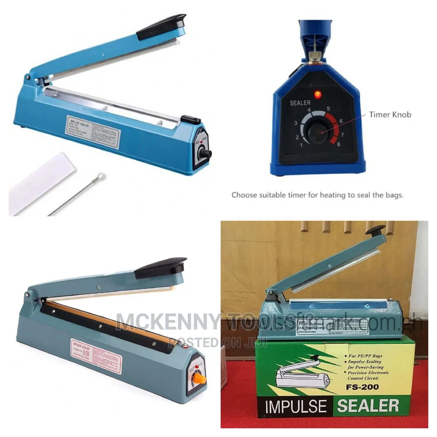 Impulse Sealer Heat Package Sealing Machine Refrig Pfs-200