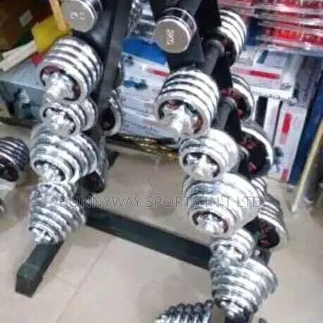 30kg Adjustable Chrome Dumbells