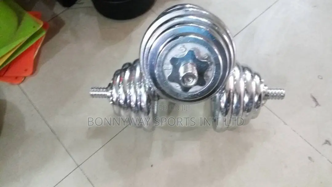 30kg Adjustable Chrome Dumbells